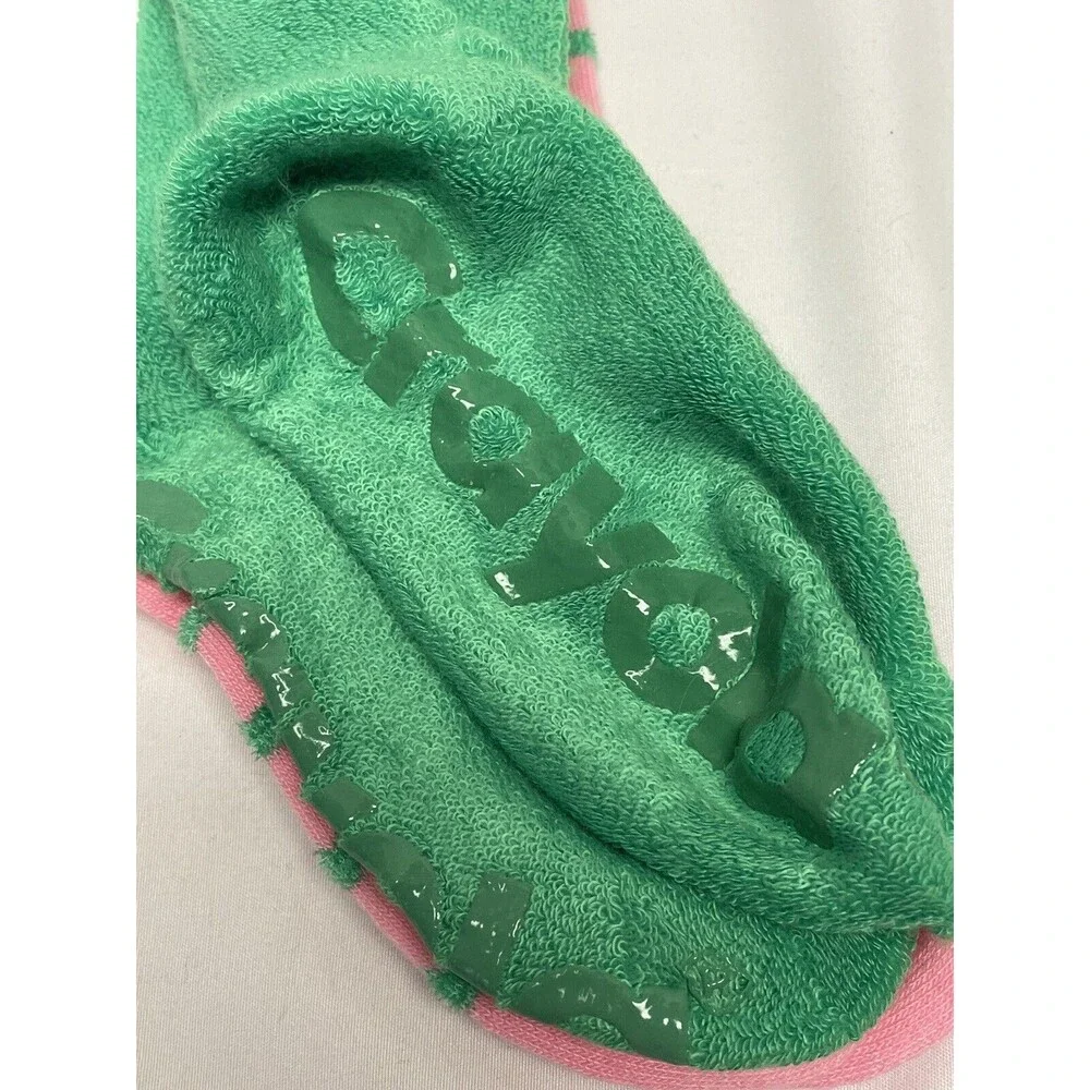 New Crayola 2-pack With Grips Terry Eyelash Wave Socks / Kids Socks 4 pairs